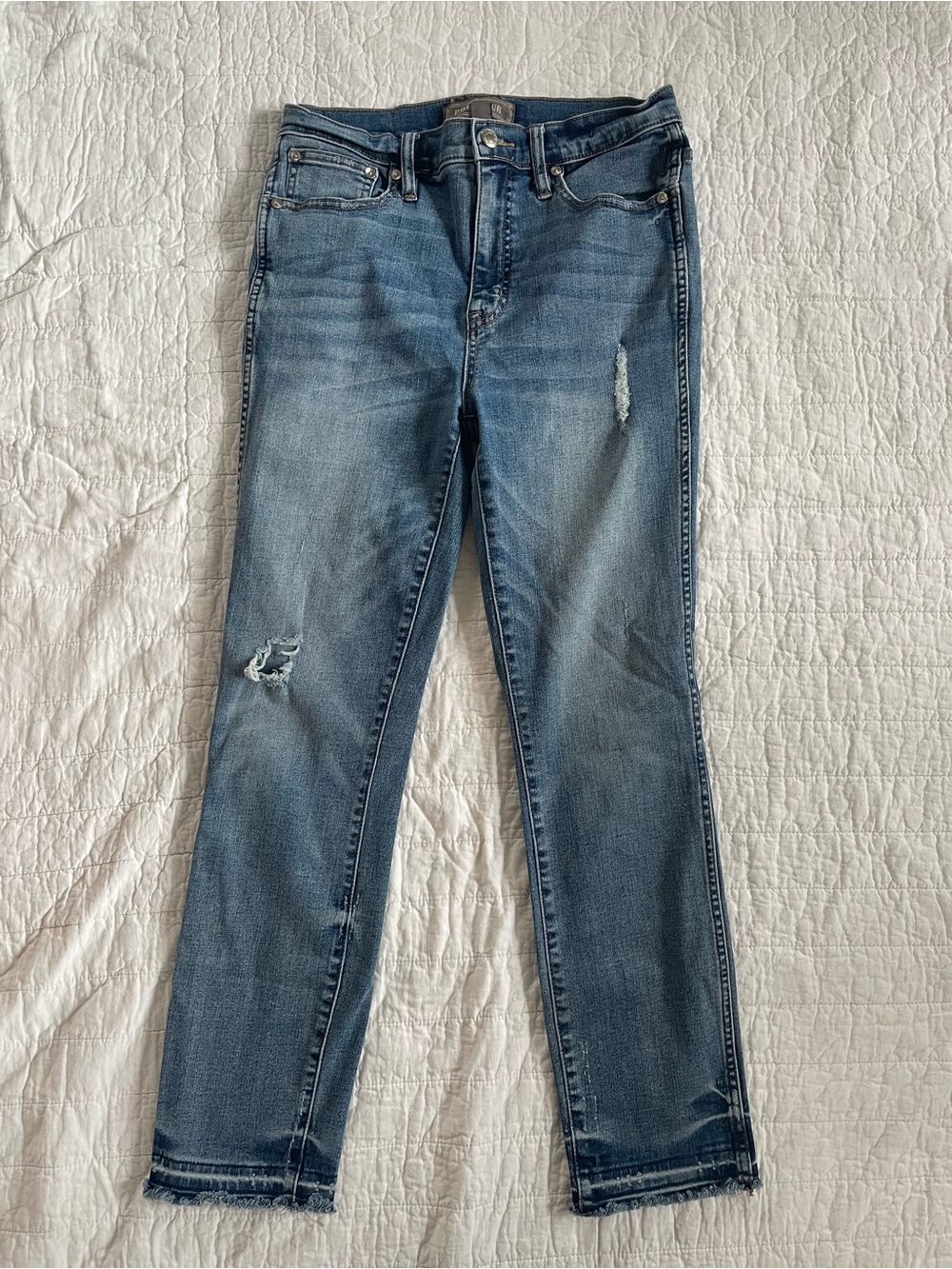 Point Sur hightower straight jean high rise distressed